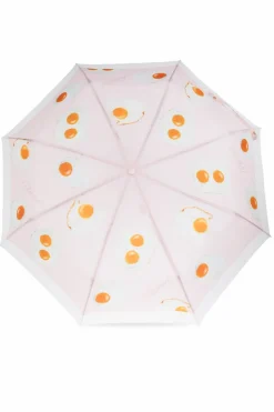 Moschino RÓŻOWY Składany parasol z logo