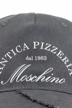 Moschino SZARY Czapka z daszkiem