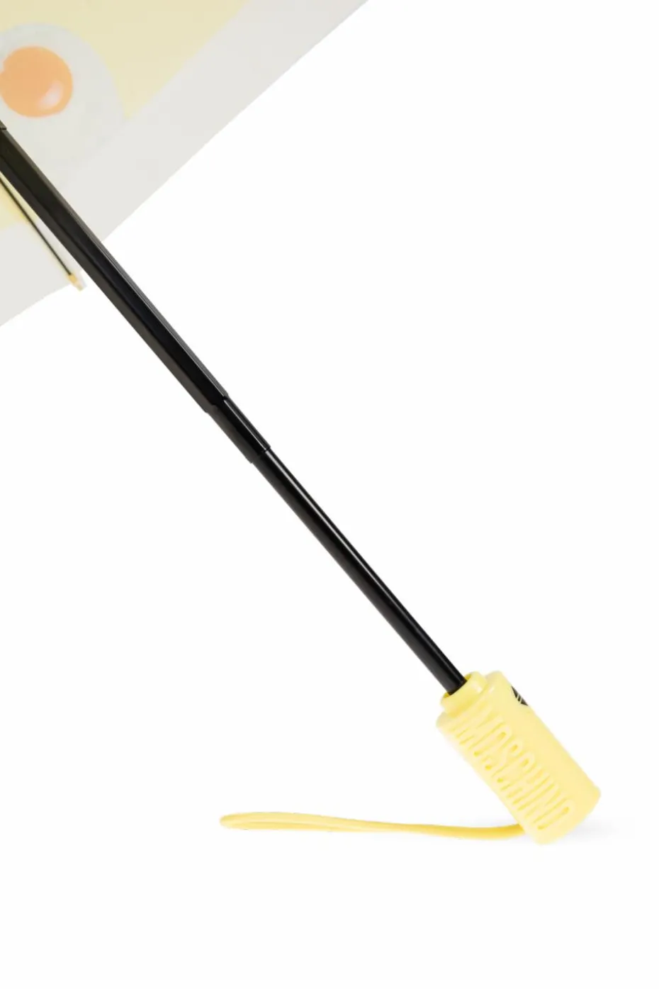 Moschino ŻÓŁTY Parasol z nadrukiem