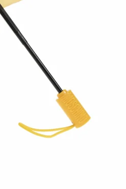 Moschino ŻÓŁTY Składany parasol z logo