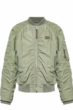 Moschino ZIELONY Kurtka typu `bomber`