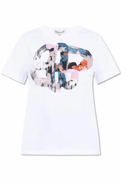 Munthe BIAŁY T-shirt `Prato`