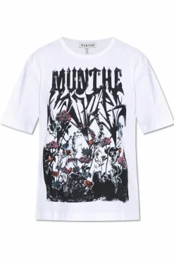 Munthe BIAŁY T-shirt `Prize`