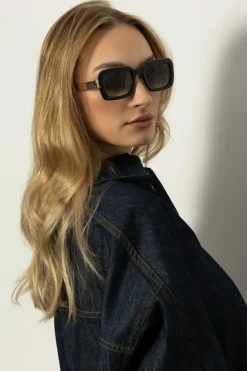 Mykita CZARNY Okulary przeciwsłoneczne `Una`