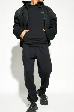 New Balance CZARNY Dresowe spodnie