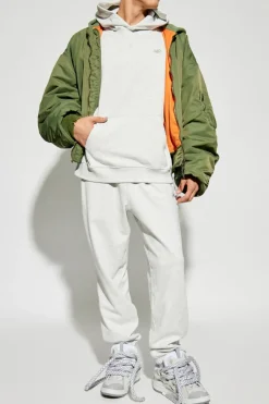 New Balance SZARY Bluza typu `oversize`