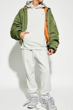 New Balance SZARY Dresowe spodnie