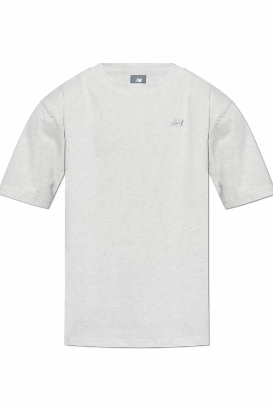 New Balance SZARY T-shirtz logo