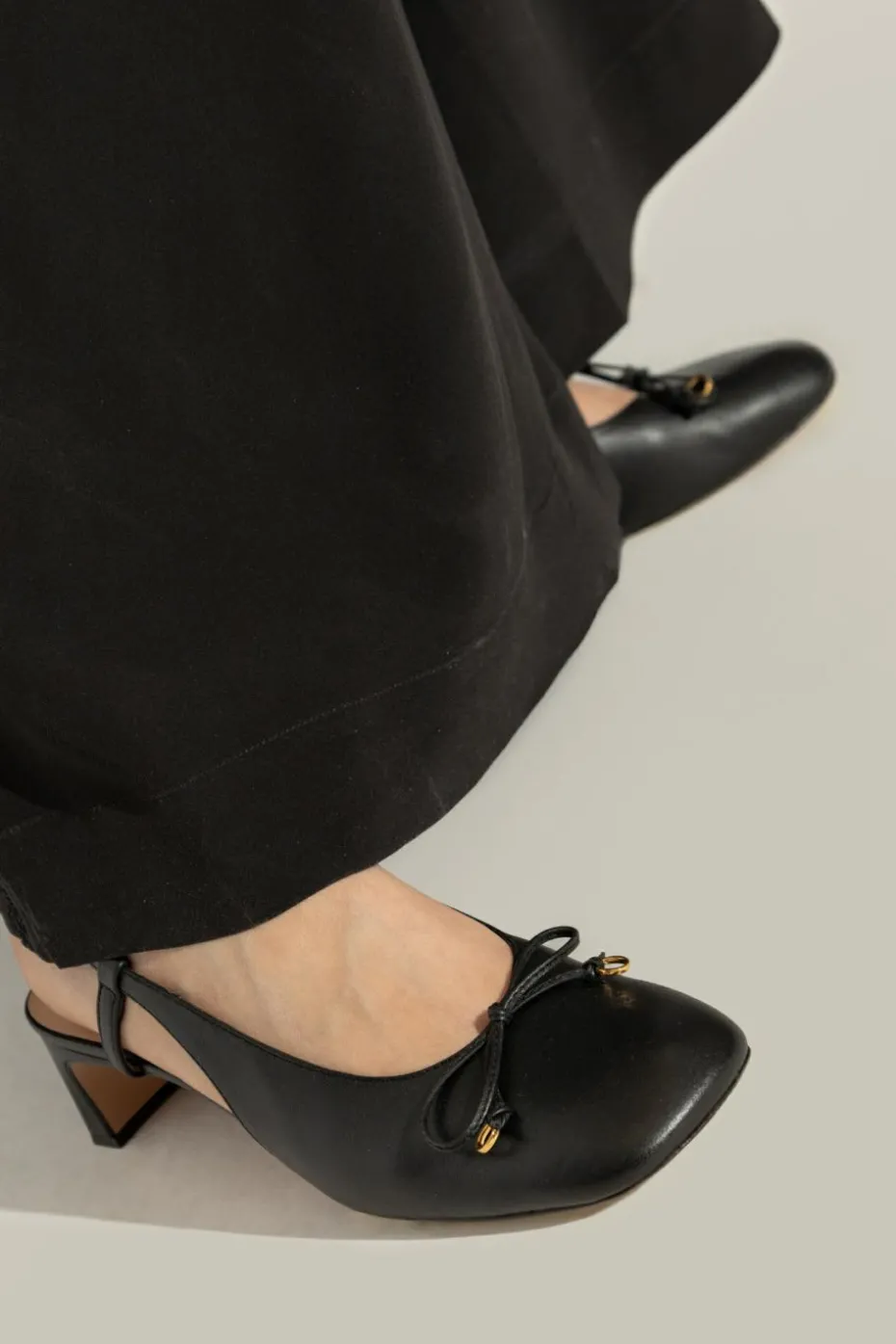 Odissi CZARNY Buty na obcasie