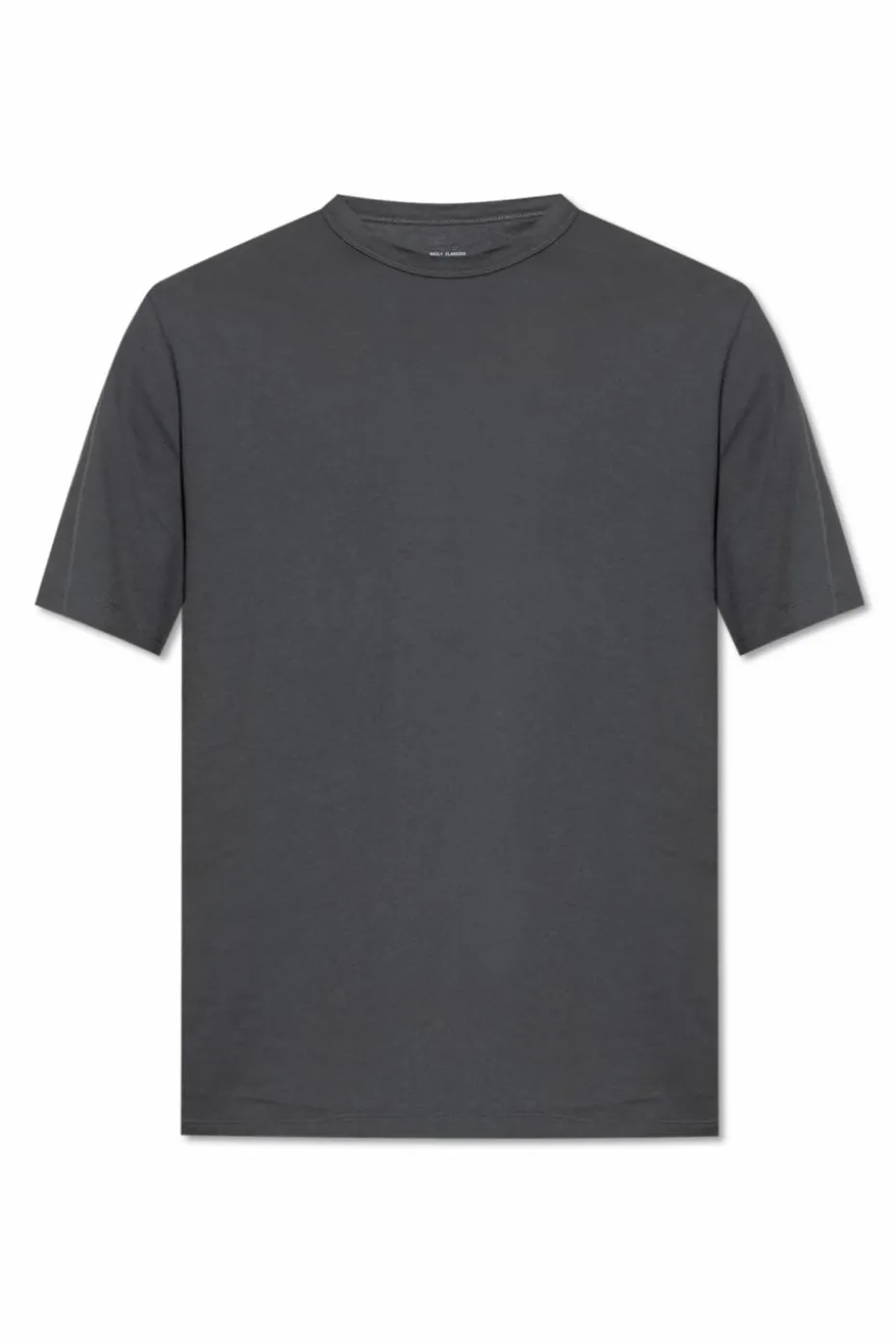 Officine Generale SZARY T-shirt z bawełny organicznej