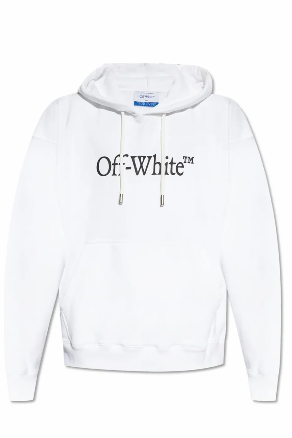 Off-White BIAŁY Bluza z kapturem