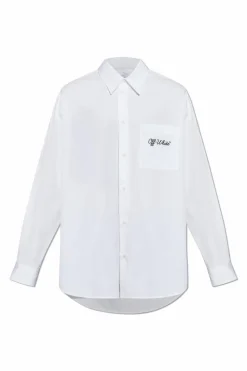 Off-White BIAŁY Koszula z logo