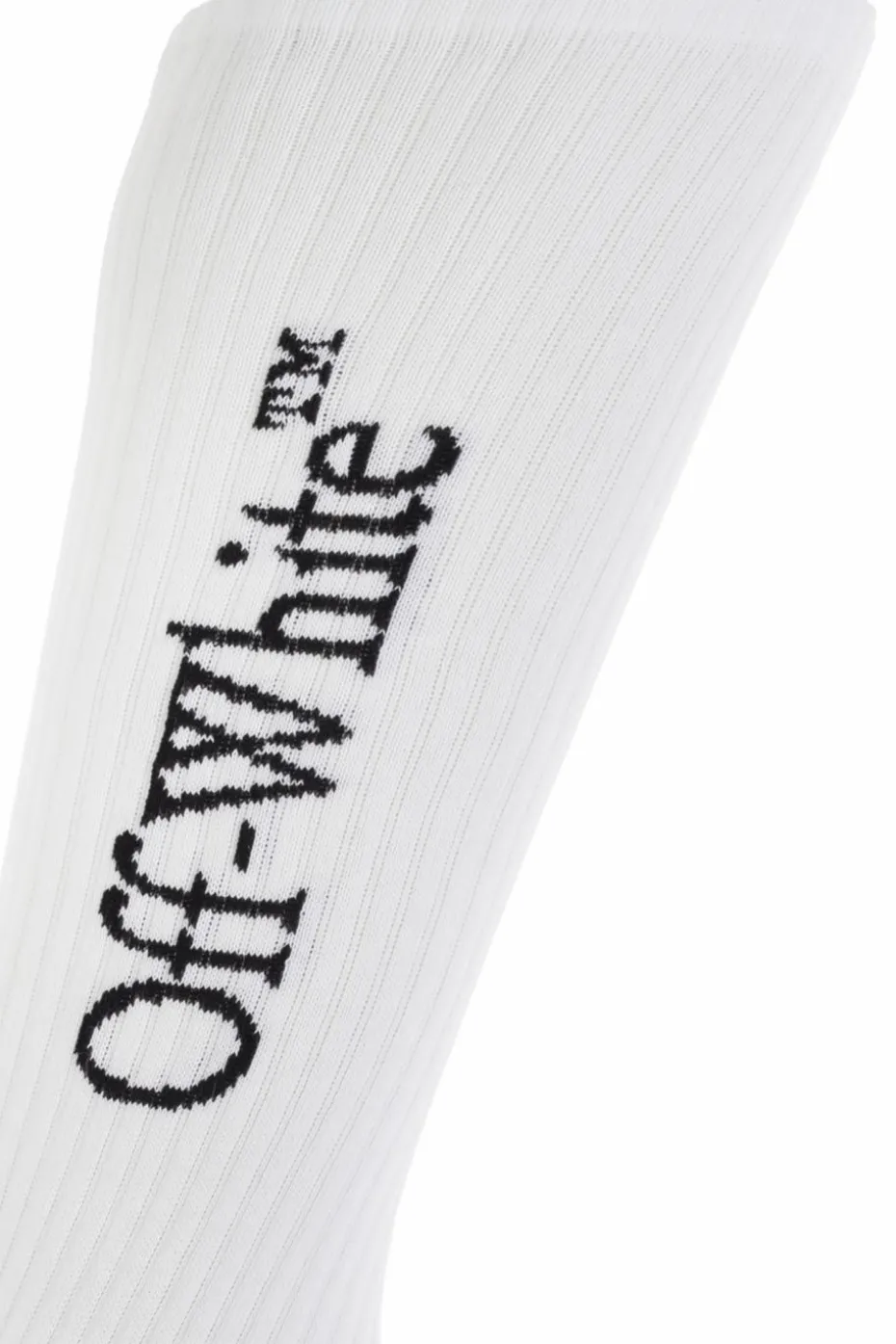 Off-White BIAŁY Skarpety z logo