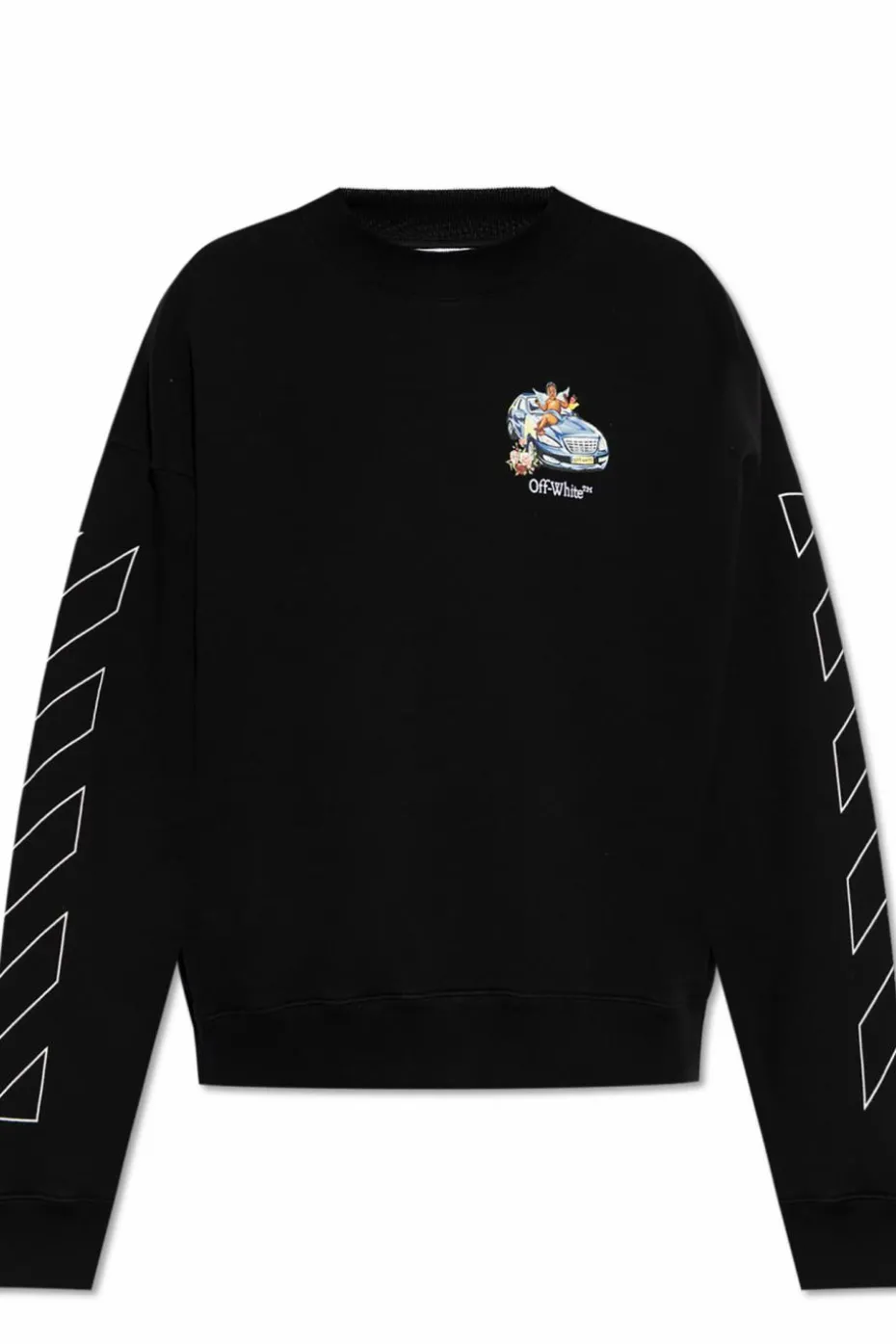 Off-White CZARNY Bluza z logo