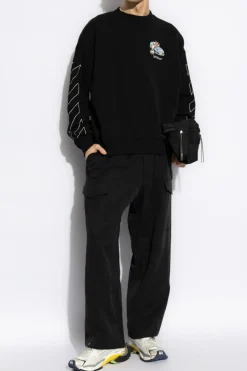 Off-White CZARNY Bluza z logo