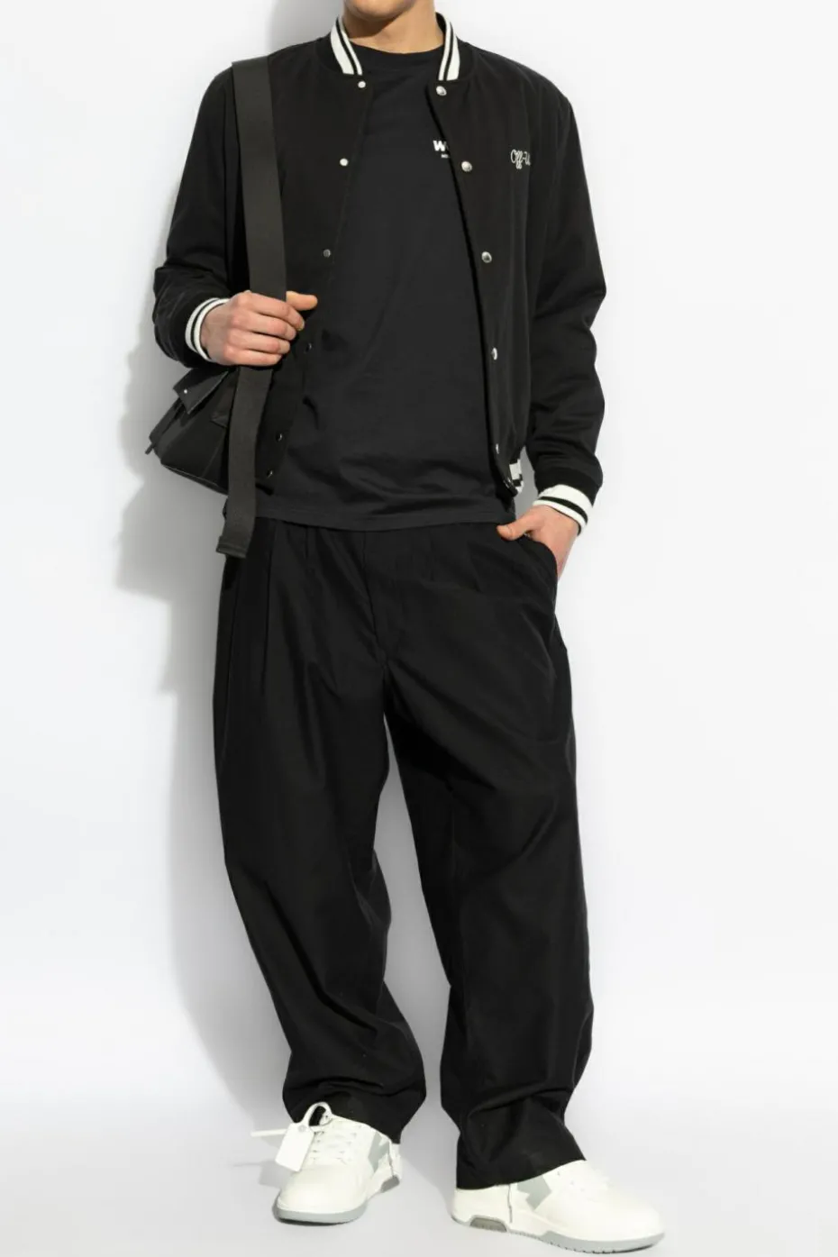 Off-White CZARNY Kurtka typu `bomber`