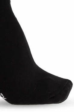 Off-White CZARNY Prążkowane skarpety
