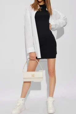 Off-White CZARNY Sukienka z logo
