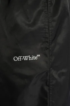 Off-White CZARNY Szorty kąpielowe
