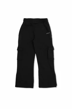Off-White Kids CZARNY Bawełniane spodnie