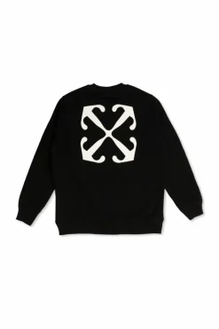 Off-White Kids CZARNY Bluza z nadrukowanym logo