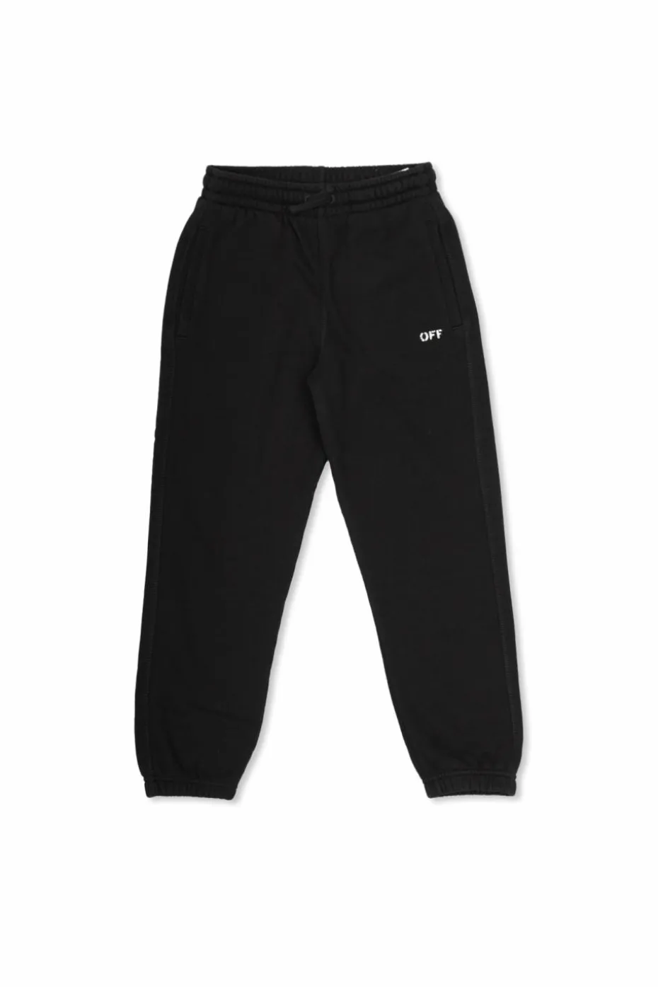 Off-White Kids CZARNY Spodnie dresowe z logo