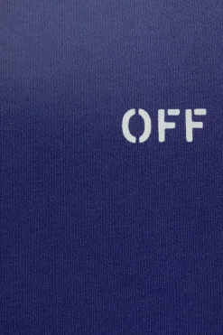 Off-White Kids FIOLETOWY Bawełniane szorty z logo