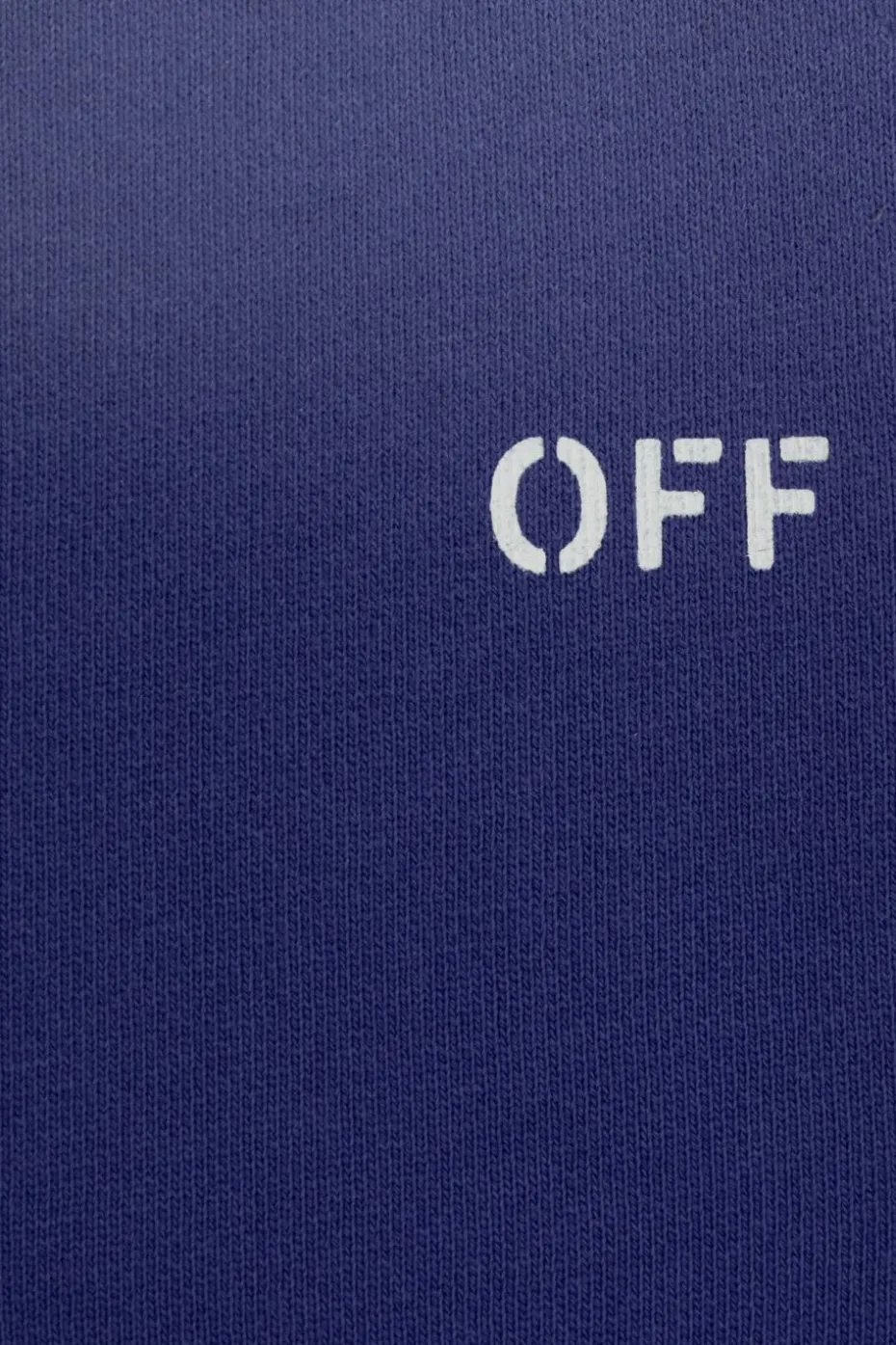 Off-White Kids FIOLETOWY Bawełniane szorty z logo