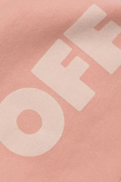 Off-White Kids RÓŻOWY Bawełniane szorty z logo