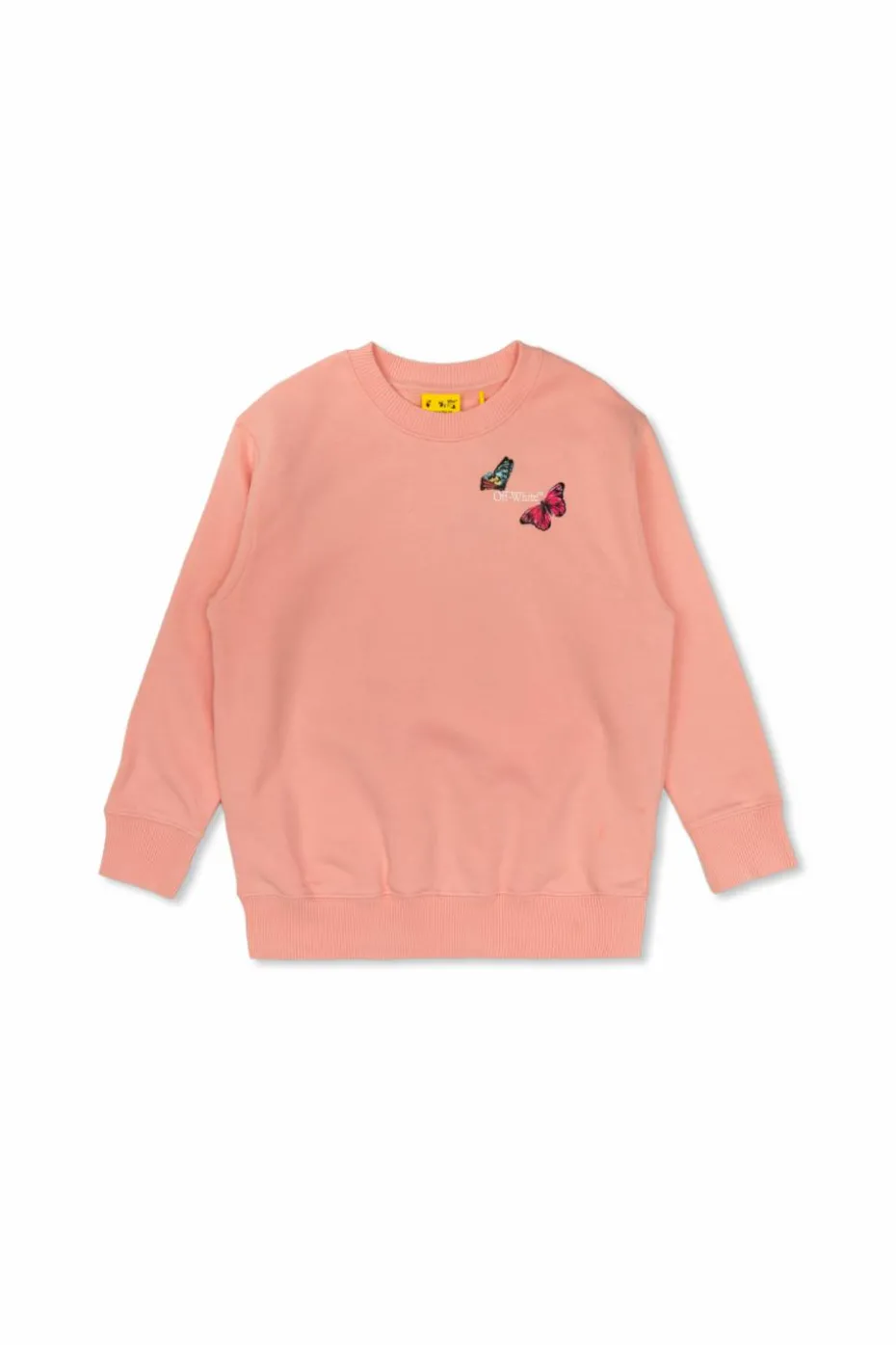Off-White Kids RÓŻOWY Bluza z kolorowym nadrukiem