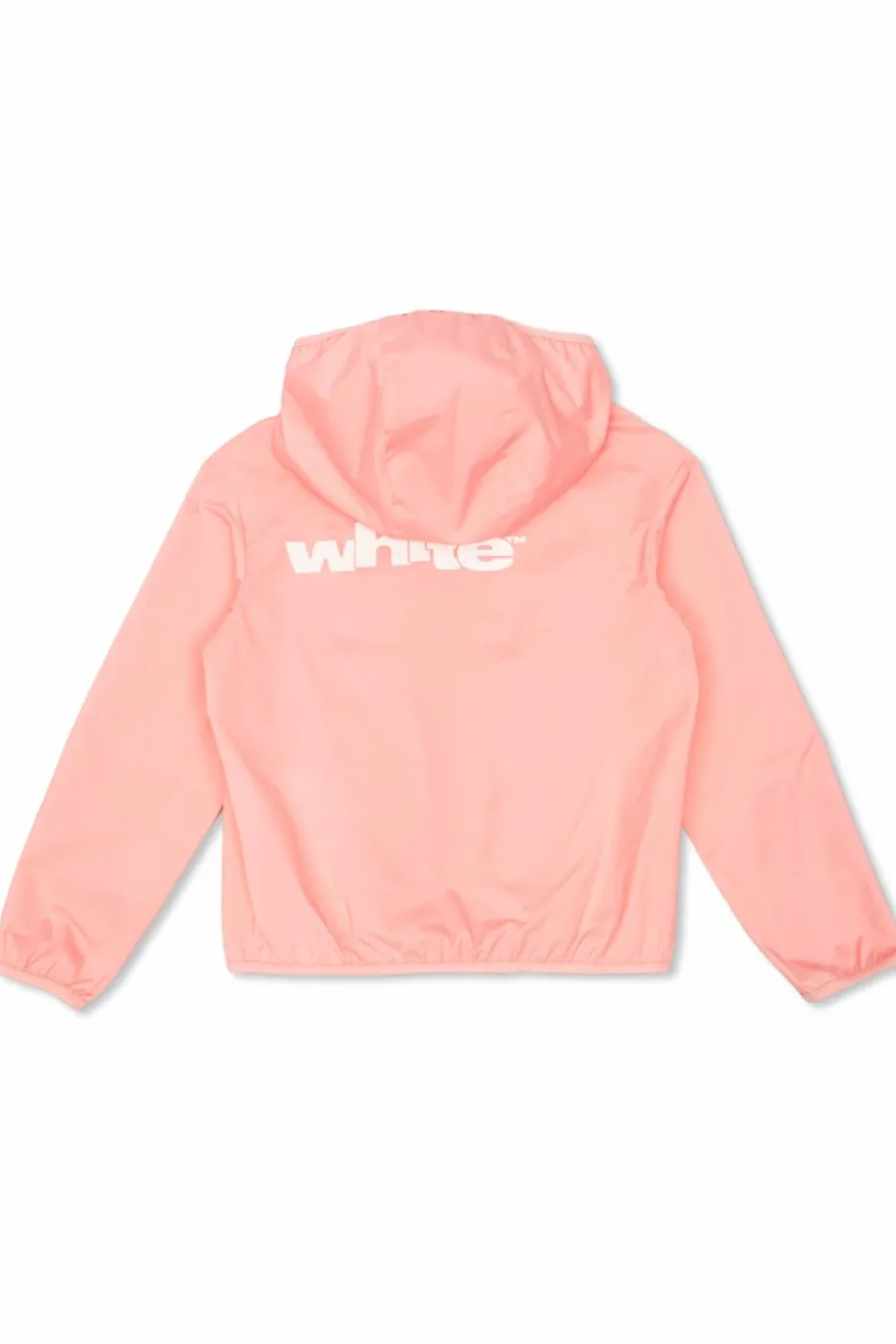Off-White Kids RÓŻOWY Kurtka z kapturem
