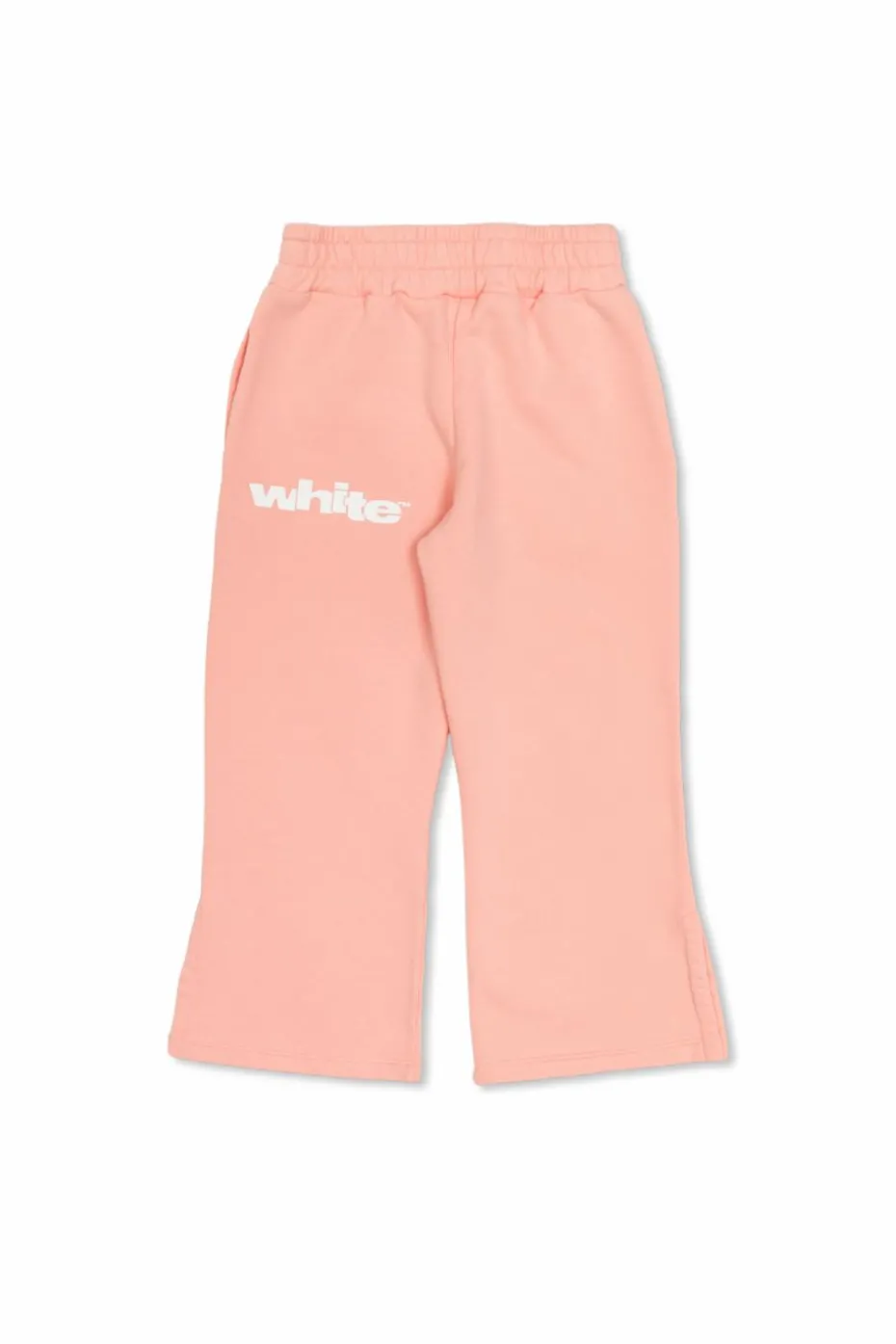 Off-White Kids RÓŻOWY Spodnie dresowe z nadrukowanym logo