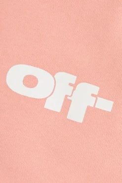 Off-White Kids RÓŻOWY Spodnie dresowe z nadrukowanym logo