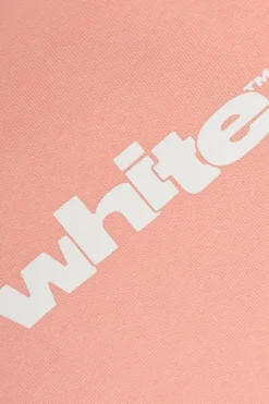 Off-White Kids RÓŻOWY Spodnie dresowe z nadrukowanym logo