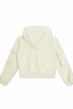 Off-White Kids ZIELONY Bawełniana bluza