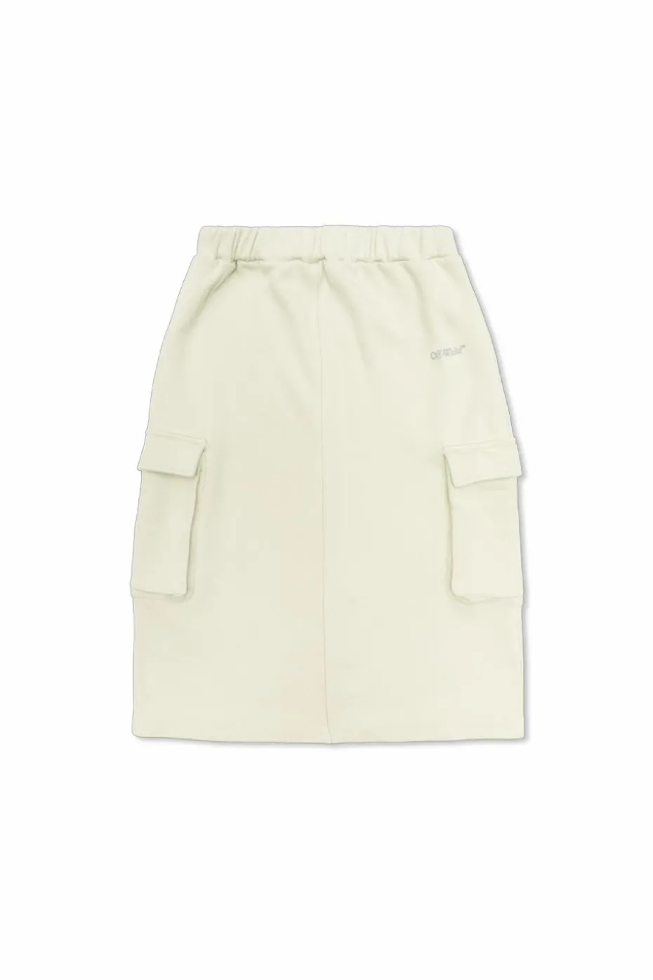 Off-White Kids ZIELONY Bawełniana spódnica
