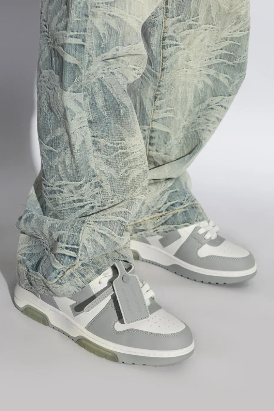 Off-White SZARY Buty sportowe `Out Off Office`