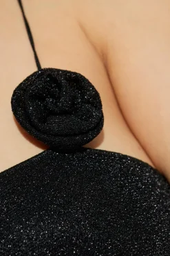 Oseree CZARNY Jednoczęściowy kostium kąpielowy