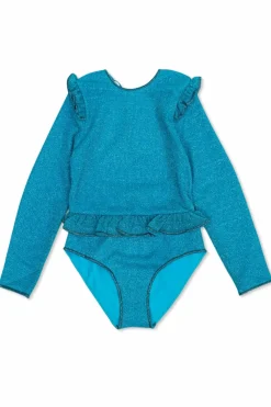 Oseree Kids NIEBIESKI Jednoczęściowy kostium kąpielowy