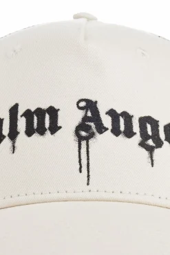 Palm Angels BIAŁY Czapka z daszkiem