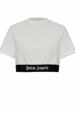 Palm Angels BIAŁY Top z logo