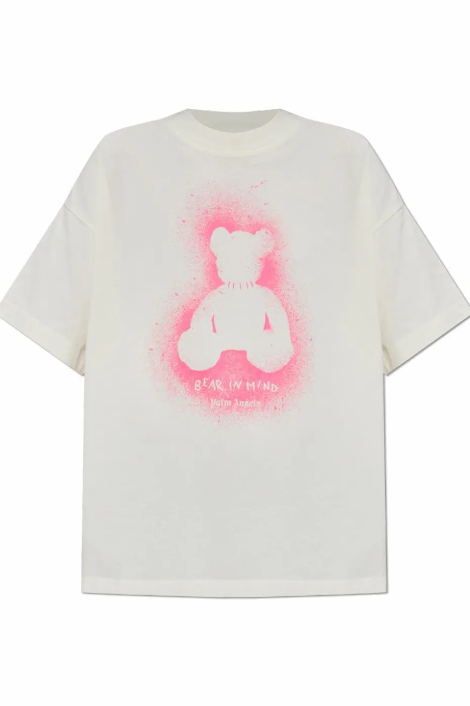 Palm Angels BIAŁY T-shirt z logo