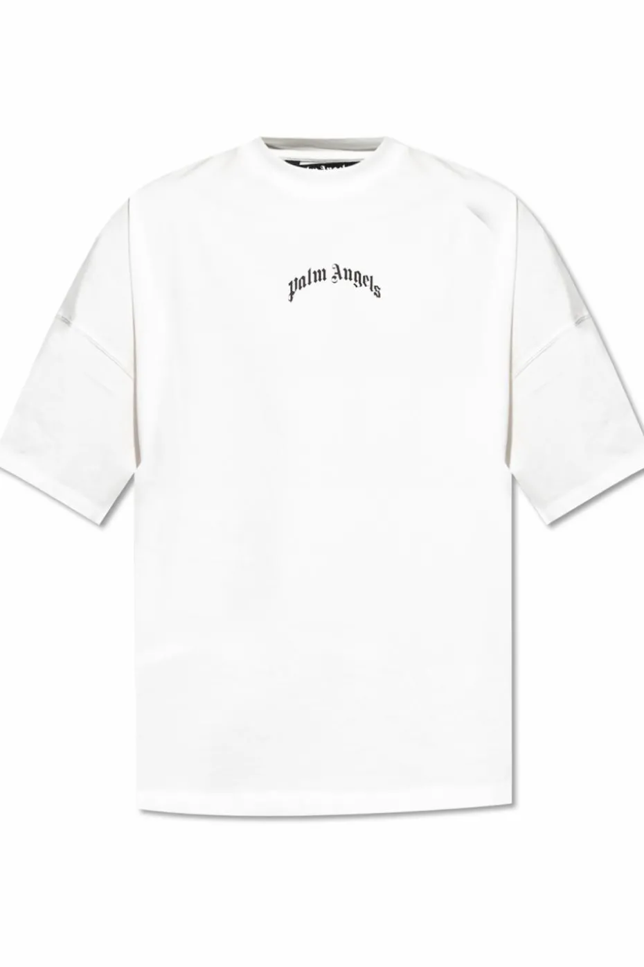 Palm Angels BIAŁY T-shirt z logo