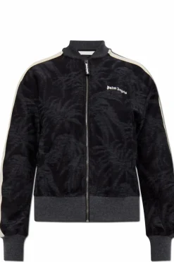 Palm Angels CZARNY Bluza z wyszytym logo