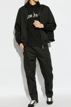 Palm Angels CZARNY Bluza ze stójką