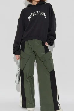 Palm Angels CZARNY Bluza z logo