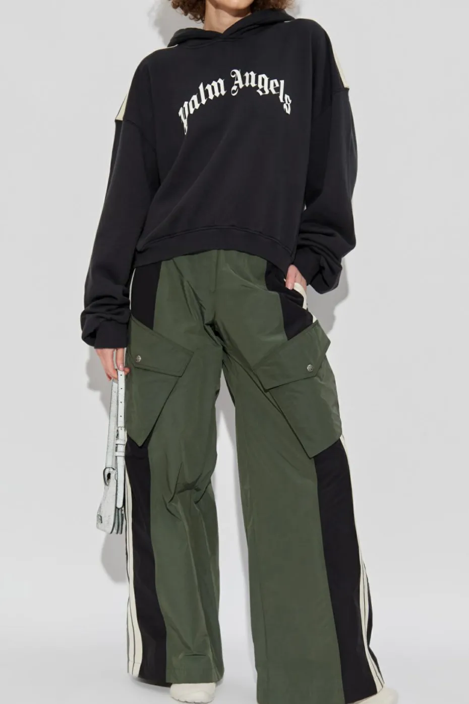 Palm Angels CZARNY Bluza z logo