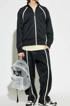 Palm Angels CZARNY Bluza ze stójką