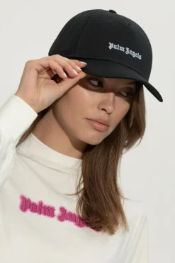 Palm Angels CZARNY Czapka z daszkiem