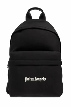 Palm Angels CZARNY Plecak z logo ‘Cordura’